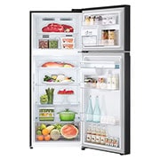 LG 383L Top Freezer Refrigerator with Smart Inverter Compressor™ in Essence Matte Black, GT-F3953EP